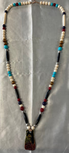Hand Painted Slate Rock Necklaces