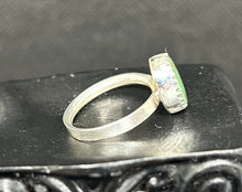 Emerald Valley Turquoise Sterling Silver Ring Sz.5.5