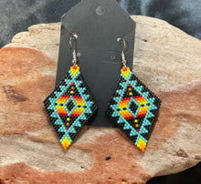 Brick Stitch Dangle Earrings *