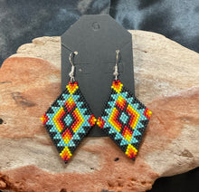 Brick Stitch Dangle Earrings *