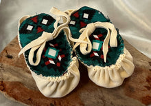 Beaded & Pucker Baby Moccasins