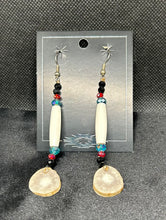 Hairpipe w/ Antler Dangle Earrings 2.75"