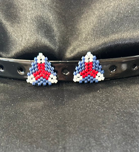 Beaded Small Stud Earrings