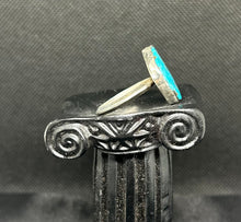 Kingman Turquoise Sterling Silver Ring Sz.11.5