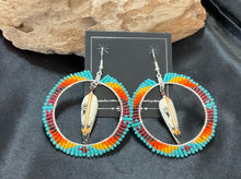 Brick Stitch Dangle Earrings *