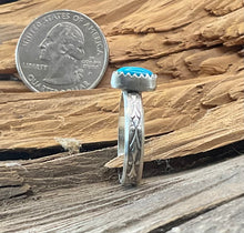 Sterling Silver Ring w/Kingman turquoise