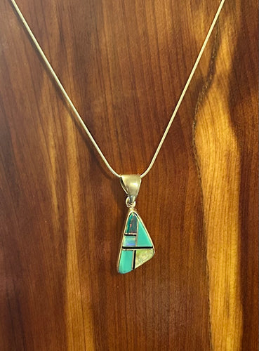 Turquoise Inlay Necklaces