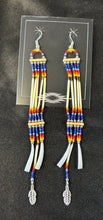 Beaded Quill Earrings