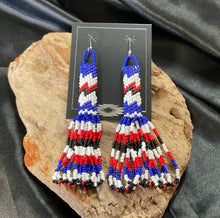Peyote Stitch/Fringe Dangle Earrings