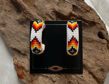 Beaded Hoop Earrings