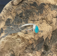 Kingman Turquoise Sterling Silver Ring (Size 5.5)