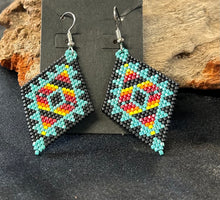 Brick Stitch Dangle Earrings *