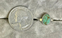 Emerald Valley Turquoise Sterling Silver Ring Sz.5.5