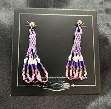 Hex Bead Stud Earrings