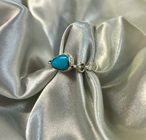 Sleeping Beauty Turquoise Sterling Silver Rings