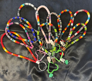 Beaded Wristlet Keychains