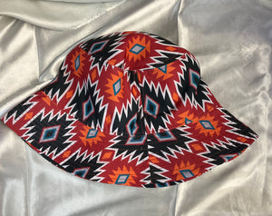 Native Print Bucket Hats