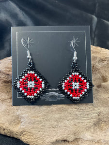Brick Stitch Dangle Earrings *