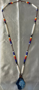Hand Painted Slate Rock Necklaces