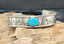Sleeping Beauty Turquoise Sterling Silver Bracelet
