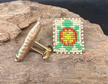 Beaded Cuff Links