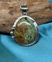 Manassa Turquoise Sterling Silver Pendant