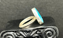 Bluebird Turquoise Sterling Silver Ring Sz.7