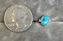 Thunder Mt. Turquoise Sterling Silver Ring Sz.1
