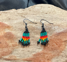 Small Beaded Dangle Earrings