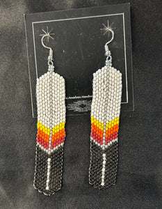 Brick Stitch Dangle Earrings