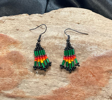 Small Beaded Dangle Earrings