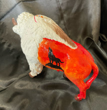 Painted Small Buffalo Statue #4