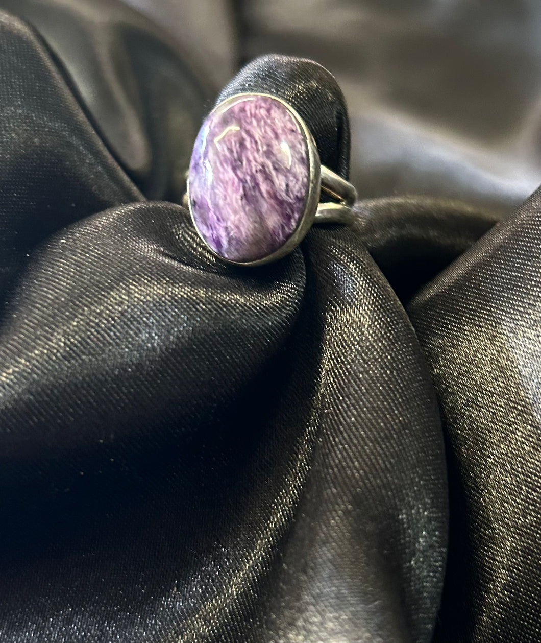 Purple Sterling Silver Rings
