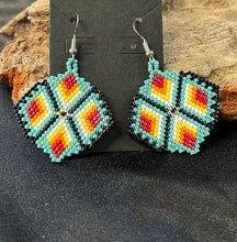 Brick Stitch Dangle Earrings *