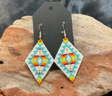 Brick Stitch Dangle Earrings *
