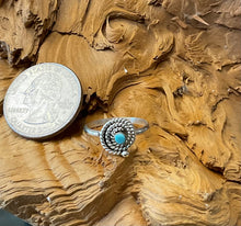 Sterling Silver w/ Sleeping Beauty Turquoise Ring size 6