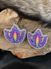 Hand Crafted Powwow Bling Earrings