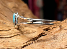 Sterling Silver Bracelet w/ Pilot Mt. Turquoise
