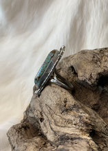 Sterling Silver w/ Manassa Turquoise Ring size 8.5