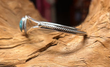 Sterling Silver Bracelet w/ Pilot Mt. Turquoise