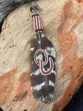 Beaded Feather Hat Pins