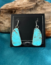 Kingman Turquoise Sterling Silver Earrings