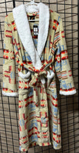Native Print Plush Robe