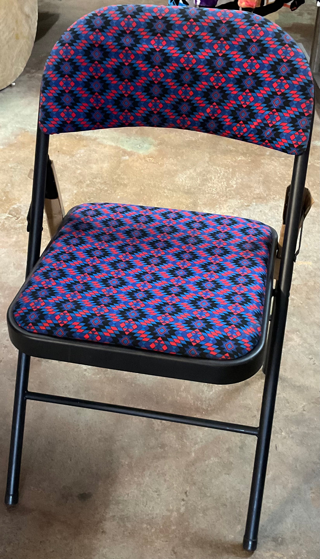Native Print Folding Chairs