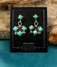 Kingman Turquoise Sterling Silver Earrings