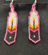 Brick Stitch Dangle Earrings
