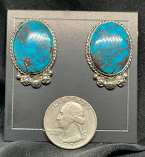 Red Skin Turquoise Sterling Silver Earrings