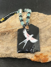 30" Hand-Painted Slate Rock Necklace By: Bill McCulley