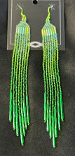 Beaded Dangle Earrings 5"