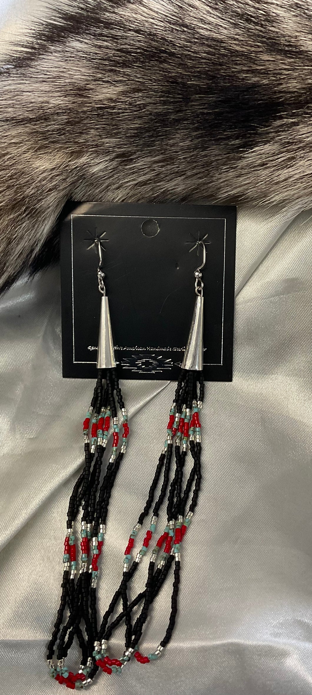 Beaded Dangle Earrings***